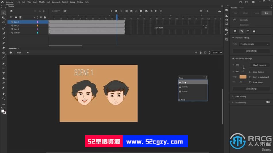 【中文字幕】Adobe Animate 2022动画制作从入门到精通视 CG 第4张