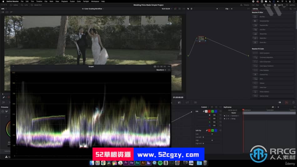 Final Cut Pro X婚礼影片视频编辑大师班训练视频教程 CG 第5张