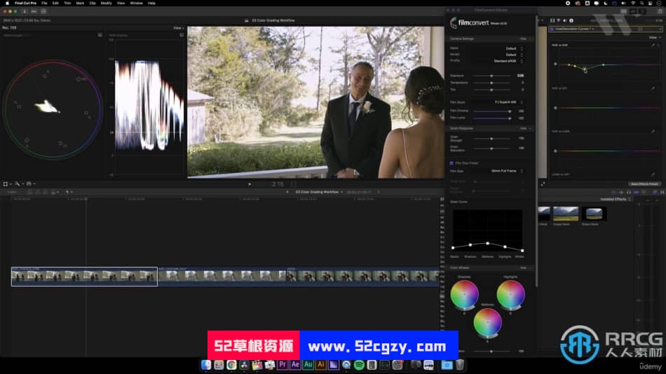 Final Cut Pro X婚礼影片视频编辑大师班训练视频教程 CG 第7张