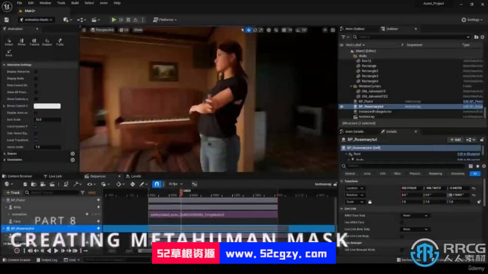 UE5.1中Metahumans制作逼真影视级CG动画训练视频教程 UE 第4张