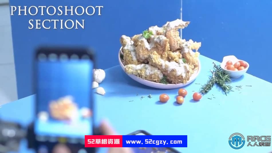 悬浮食品美食手机摄影技术视频教程 摄影 第8张