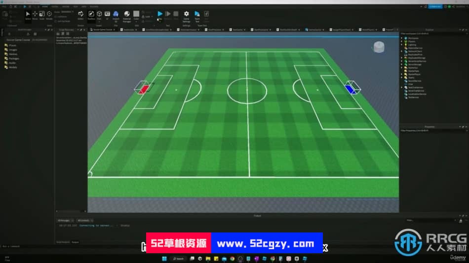 Roblox Studio足球体育游戏完整实例制作视频教程 CG 第2张