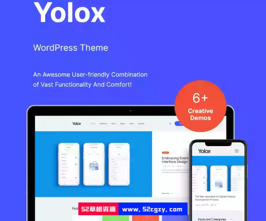 Yolox 汉化版-现代商业媒体博客WordPress主题 wordpress主题/插件 第1张