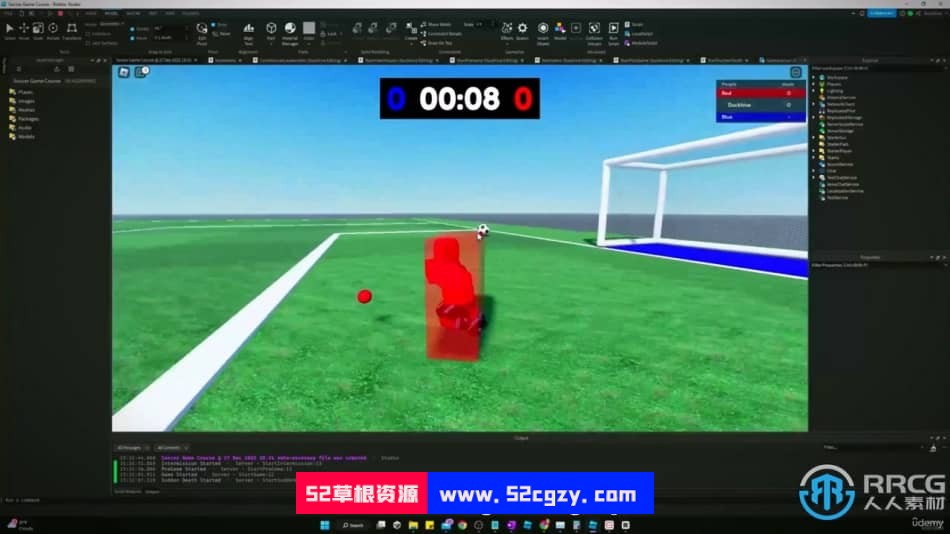 Roblox Studio足球体育游戏完整实例制作视频教程 CG 第7张