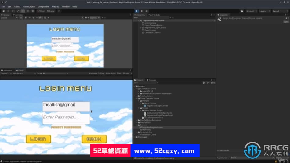 Unity与Playfab Photon 2D多人游戏开发视频教程 Unity 第5张