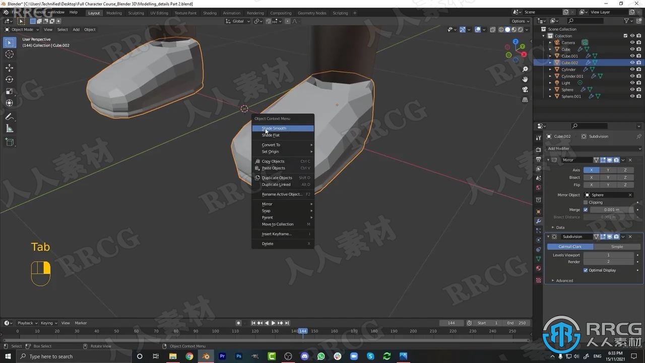 Blender 3D角色建模绑定制作全流程视频教程 3D 第5张