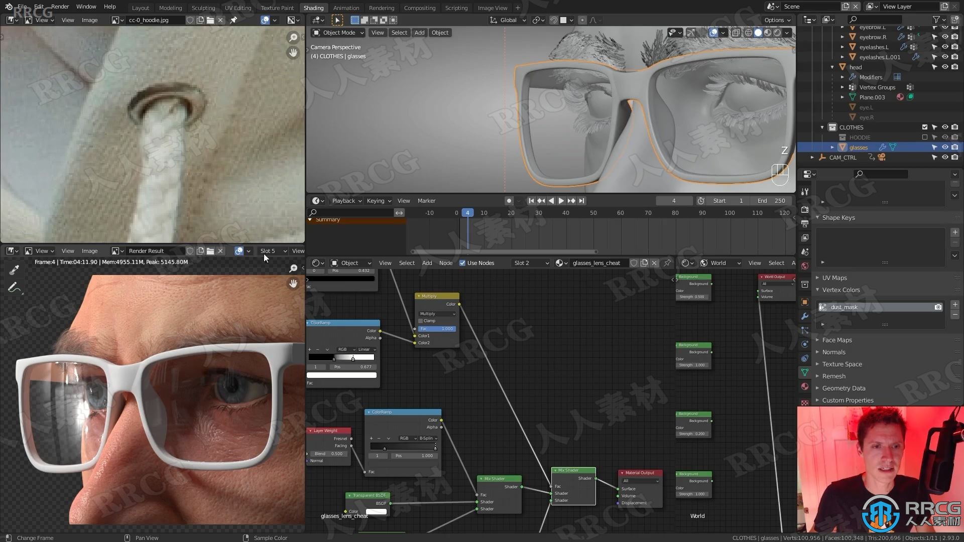 【中文字幕】Blender超逼真人类肖像制作核心技术训练视频教程 3D 第22张