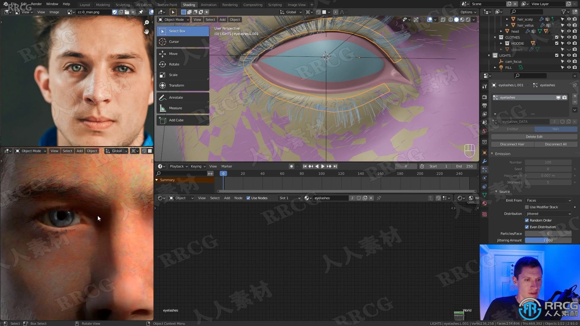 【中文字幕】Blender超逼真人类肖像制作核心技术训练视频教程 3D 第25张