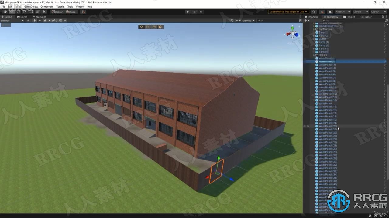 【中文字幕】Unity中Pro Builder创建模块化游戏建筑视频教程 3D 第8张