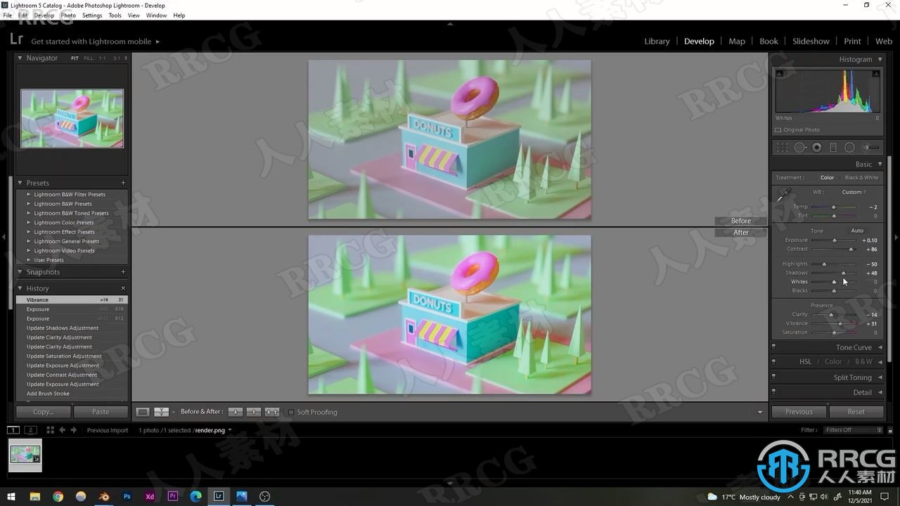 Blender卡通甜甜圈商店场景实例制作视频教程 3D 第9张