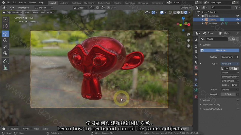 【中英字幕】Blender 3D 从基础到高级的使用Blender学习3D的完整指南 3D 第4张