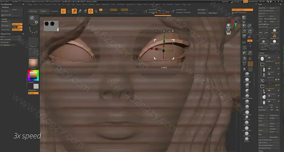 【中英字幕】Zbrush从概念草图到3D打印雕塑工作流程视频教程 3D 第7张