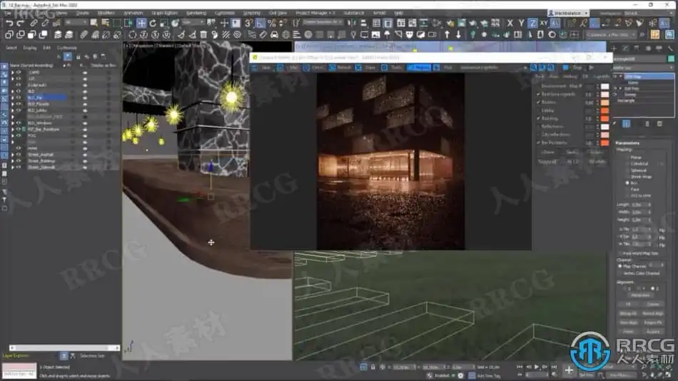 3dsmax与Corona建筑外部景观高级技能训练视频教程 3D 第10张