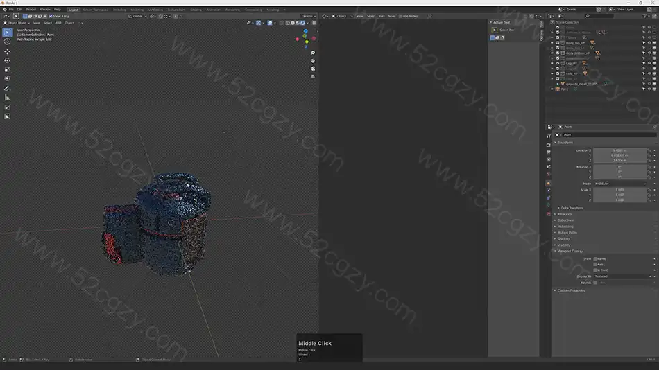 Blender教程-科幻游戏机器人无人机完整制作工作流程视频教程 3D 第5张