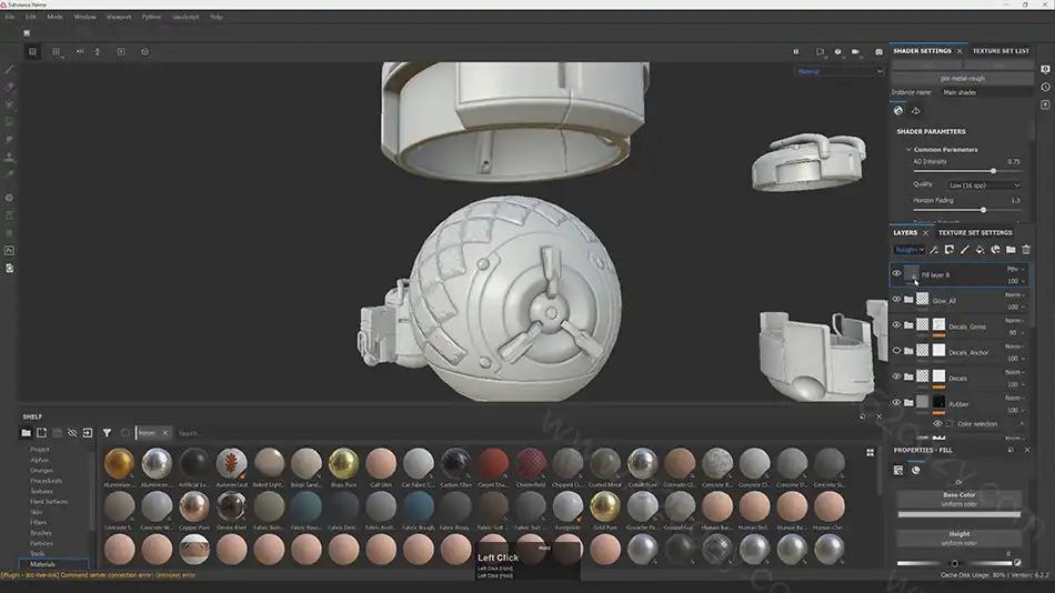 Blender教程-科幻游戏机器人无人机完整制作工作流程视频教程 3D 第9张