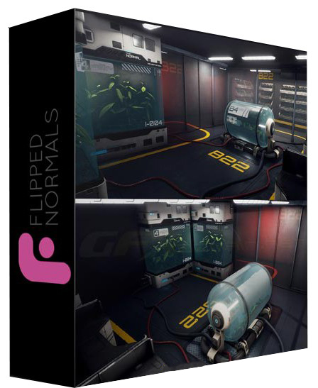 在Blender和UE4中的科幻游戏环境建模照明纹理大师级教程 3D 第1张