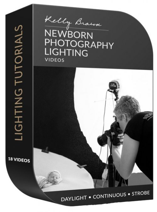 【中英字幕】Kelly Brown一起学习新生儿自然光人造光摄影布光教程 摄影 第1张