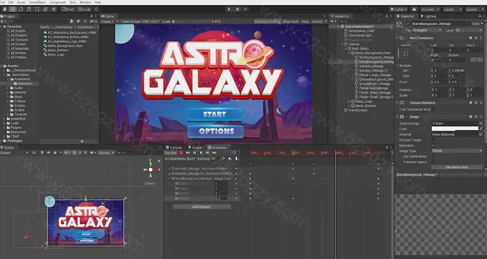 【中英字幕】Unity无编程游戏室与太空射击游戏完整制作视频教程 3D 第6张