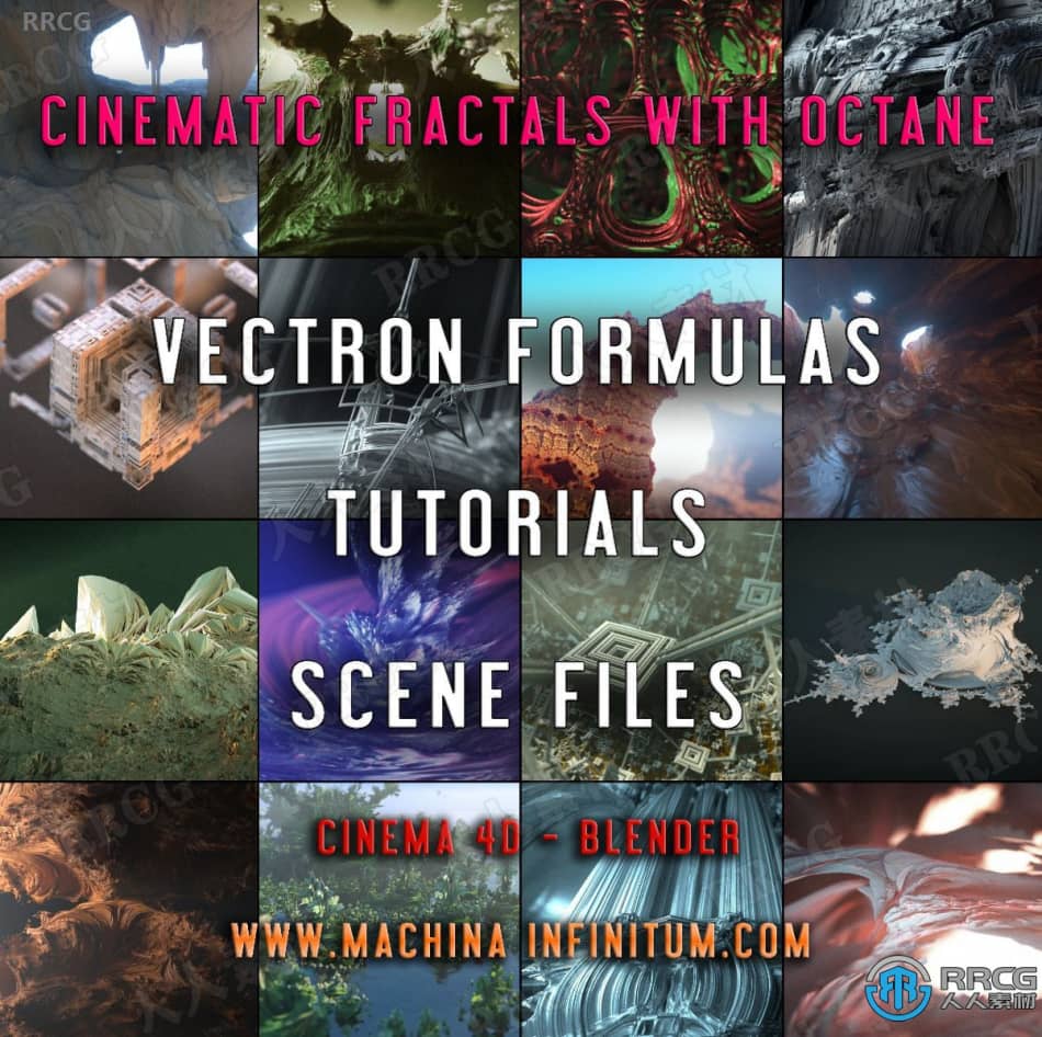 Octane与C4D中Vectron分形复杂场景制作视频教程 C4D 第26张