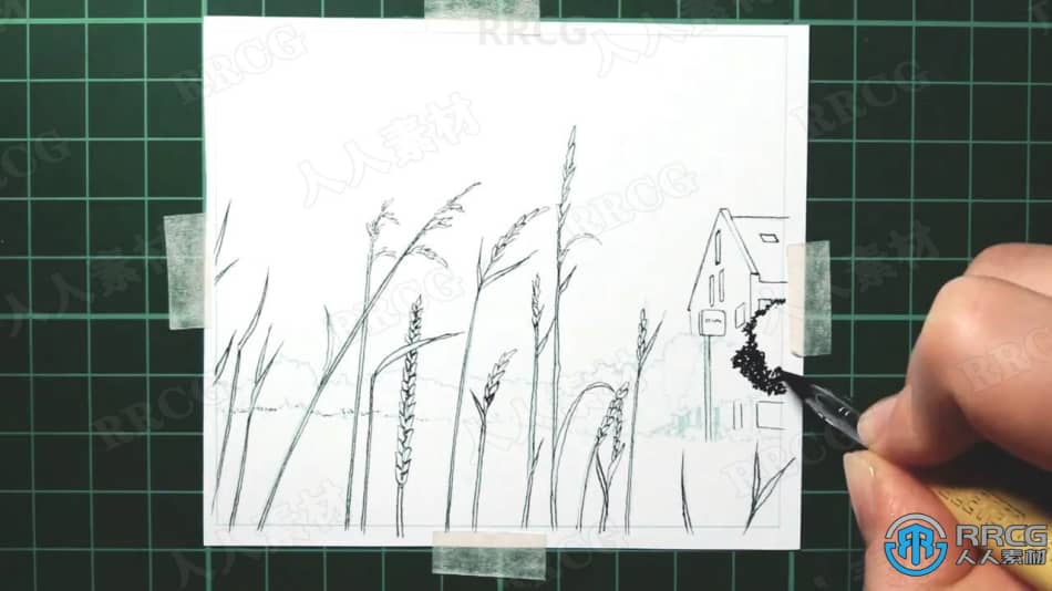 高级水墨上色过程漫画绘制传统绘画视频教程 CG 第10张
