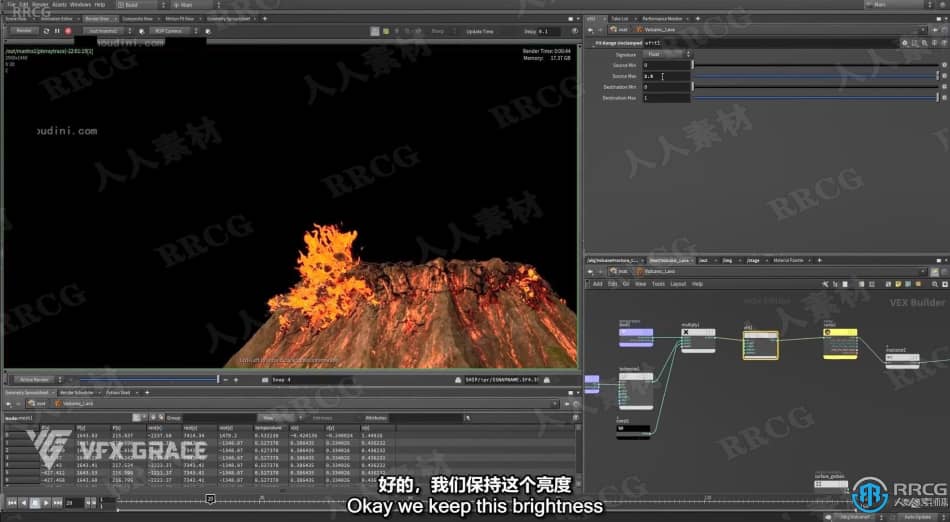 Houdini火山喷发Pyro模拟特效实例制作大师级视频教程 Houdini 第10张