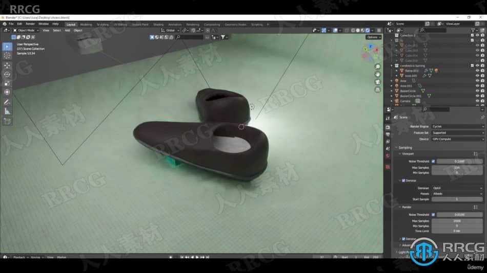Blender 3D建模与附加组件功能技术训练视频教程 3D 第10张