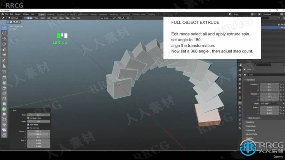 Blender 3D建模与附加组件功能技术训练视频教程 3D 第13张