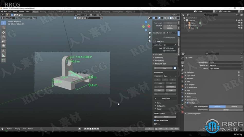 Blender 3D建模与附加组件功能技术训练视频教程 3D 第15张