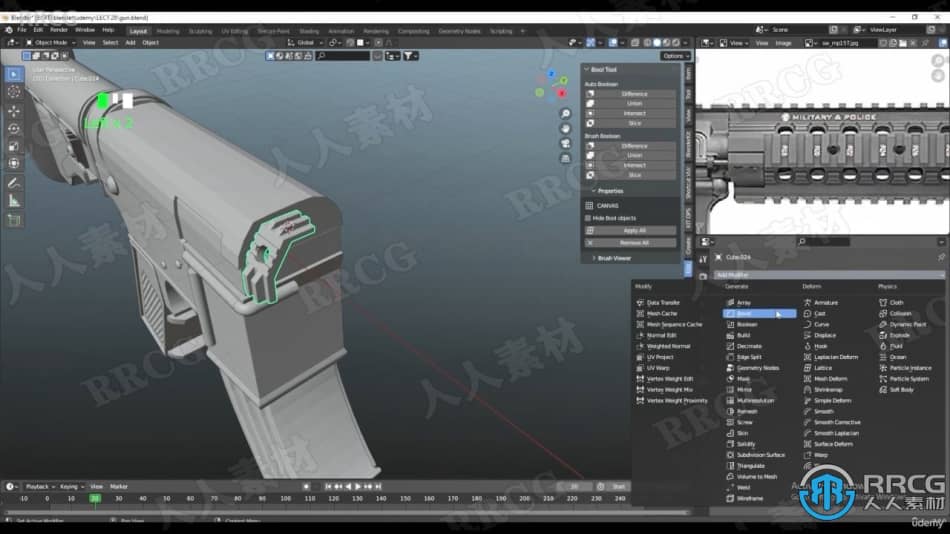Blender 3D建模与附加组件功能技术训练视频教程 3D 第2张