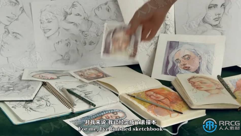 【中文字幕】人物肖像画传统绘画基础核心技术视频教程 CG 第12张