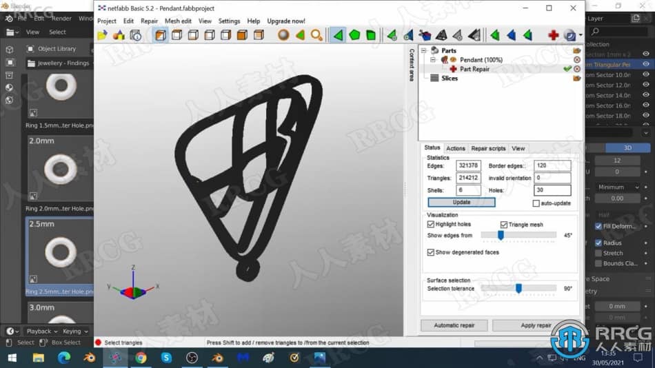 Blender 3.0参数化智能对象珠宝设计视频教程 3D 第5张