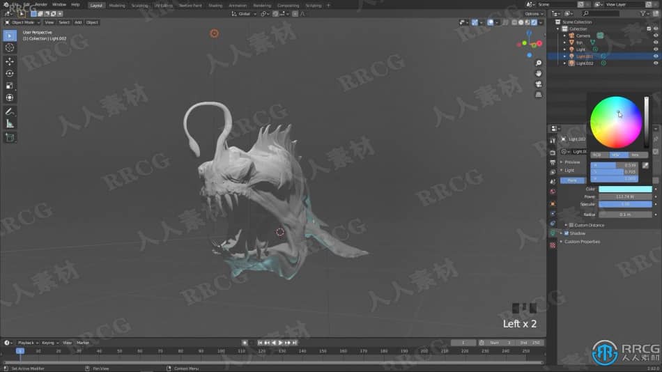 Blender逼真角色雕刻技术训练视频教程 3D 第10张