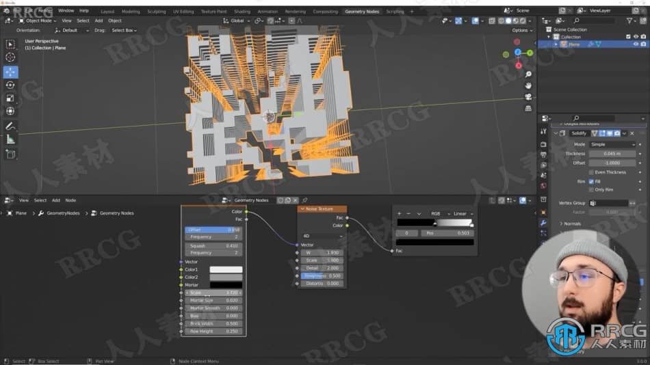 【中文字幕】Blender几何节点创建科幻建筑视频教程 3D 第9张