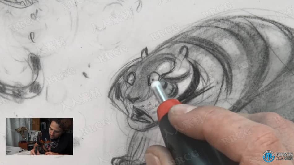 艾美奖大师动物设计传统绘画艺术视频教程 CG 第5张