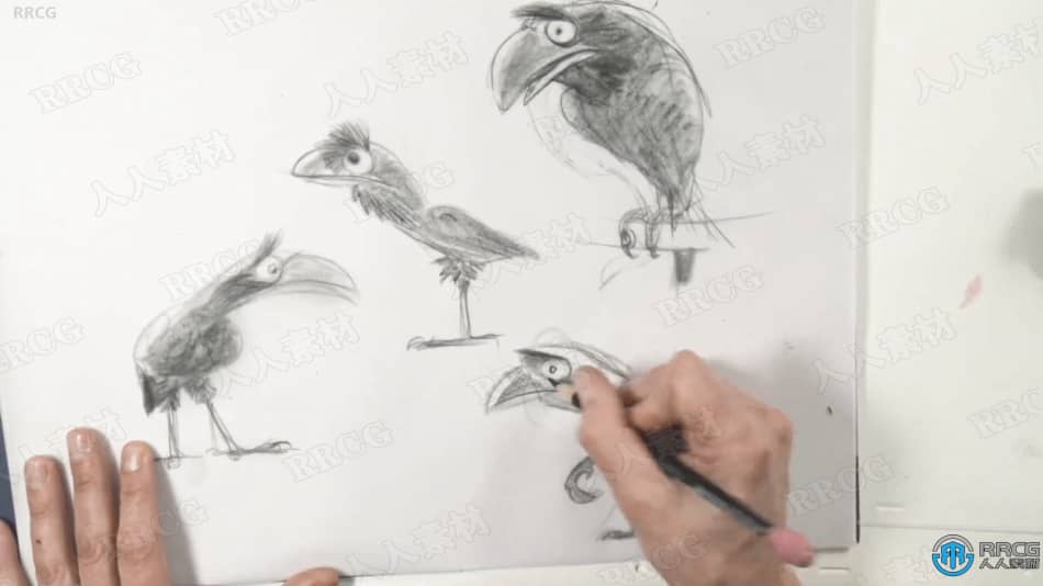 艾美奖大师动物设计传统绘画艺术视频教程 CG 第8张