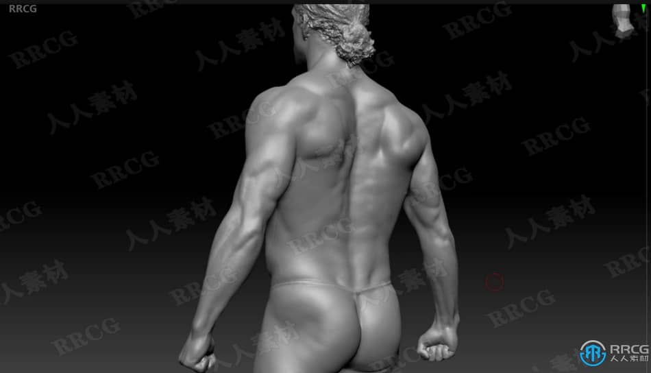 Zbrush人类身体解剖特征雕刻技术视频教程 3D 第6张