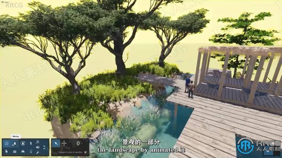 【中文字幕】Lumion 11.5小岛动画场景实例制作视频教程 CG 第6张