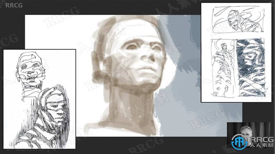 Iain McCaig大师数字绘画技术视频教程第二季 - 异世界外星人设计 PS教程 第5张