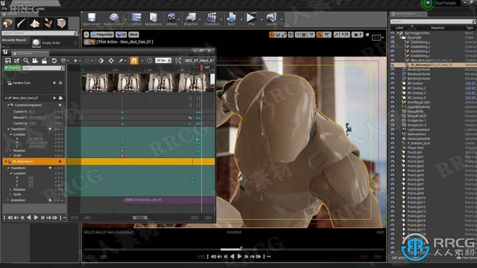 Unreal Engine虚幻游戏引擎影视动画作品制作流程视频教程 CG 第7张