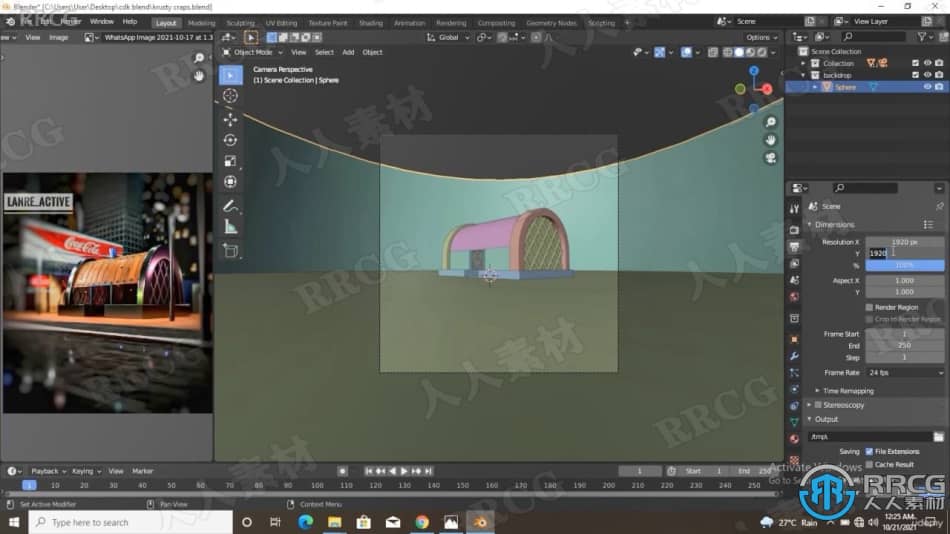 Blender 3D环境场景制作基础训练视频教程 3D 第9张