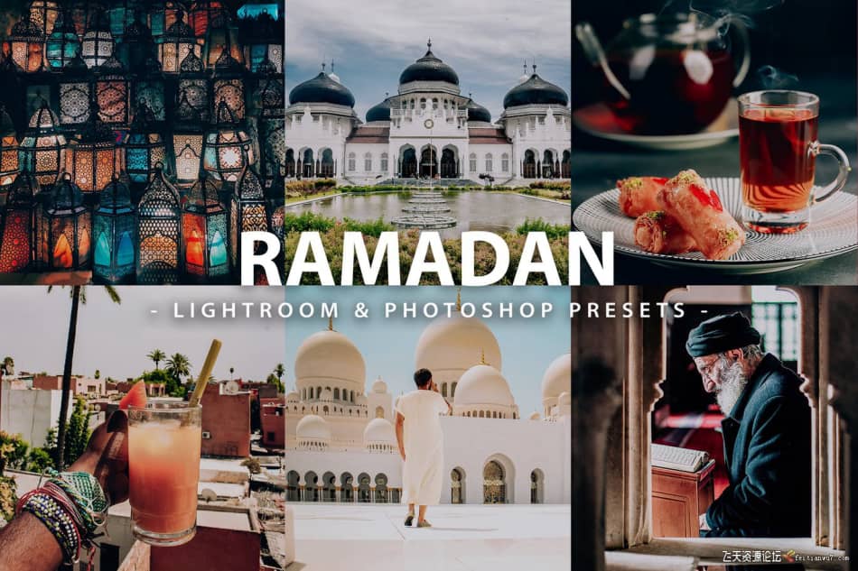 【Lightroom预设】旅行人文风光生活照片调色Ramadan Lightroom Presets LR预设 第1张